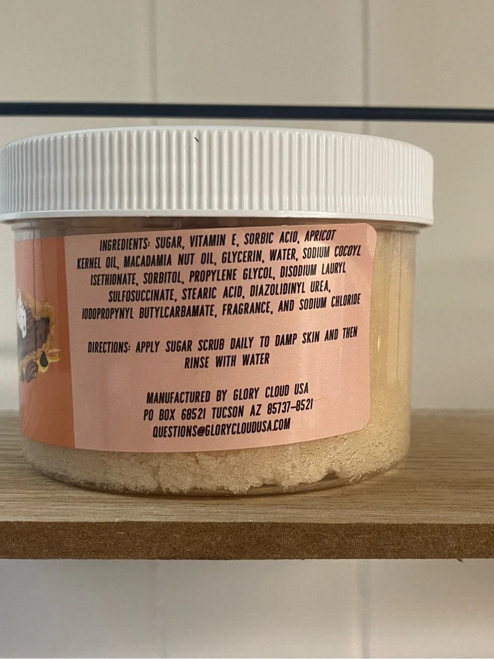 Glory Cloud Pecan Cobbler Face & Body Sugar Scrub *Bundle for an Additional $5*